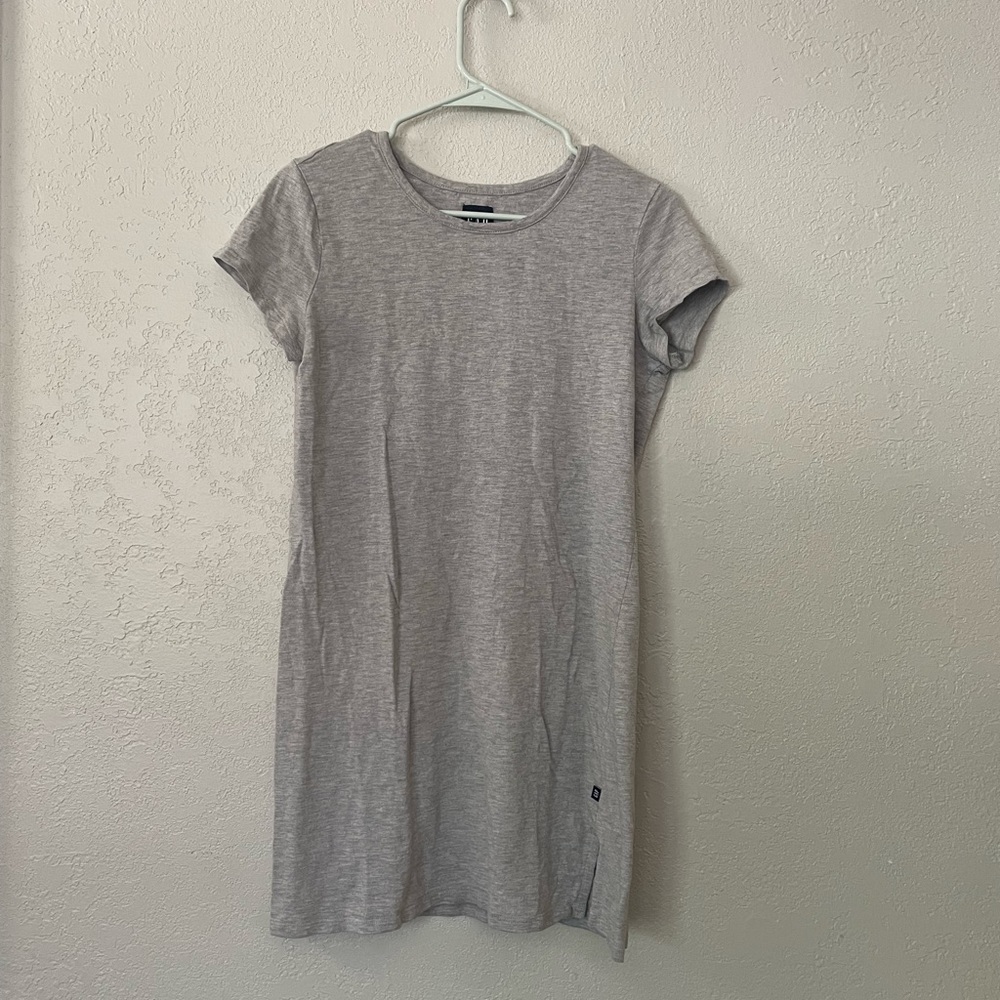 Gap grey T shirt dress
